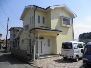 筑紫野市　Ｙ様邸　住宅塗装工事　完了