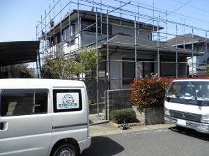 福岡市東区　Ｈ様邸　外壁　屋根　塗装工事　施工前