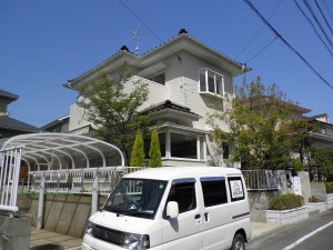 大野城市　借家　外壁塗装工事　施工後