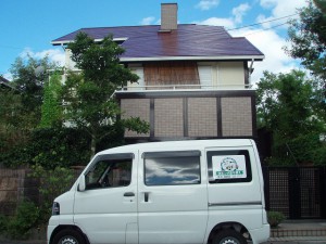 筑紫野市　Ｔ様邸　屋根塗装工事　施工後