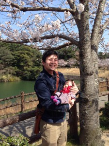 春日市　白水大池公園　赤ちゃんと僕☆
