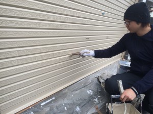 筑紫野市　シャッター　塗装工事