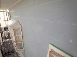 佐賀県　中田様邸　外壁塗装　下塗り完了