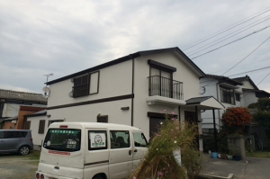 福岡県　久留米市　Ｉ様邸　外壁　屋根　塗装工事　完了