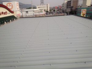 大野城市　塗装工事　屋根完了