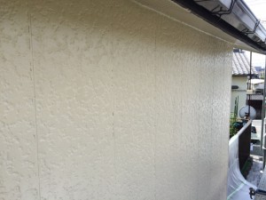 大牟田市　塗装工事　Ｓ様邸　外壁中塗り完了