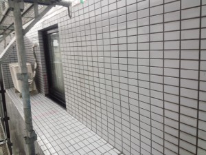 春日市　塗装工事　バジェットホテル　タイル洗浄　完了