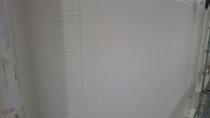 筑紫野市　ＪＡ阿志岐支店　塗装工事　外壁　上塗り２回目　完了