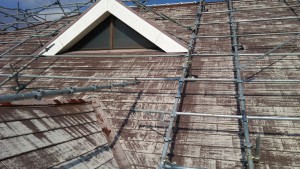 久留米市　外壁　屋根　塗装工事　アイゼン通運　高圧洗浄　完了