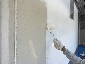 筑紫野市　Ｆ様邸　塗装工事　外壁　下塗り