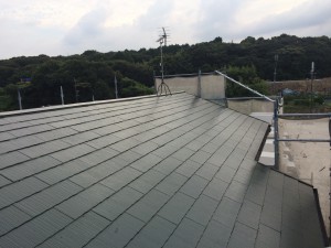 筑紫野市　塗装工事　M様邸　屋根塗装　完了