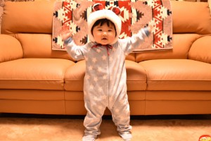 すーちゃん♡　立ったぞー！！