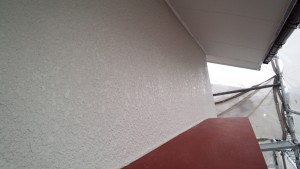 太宰府市　塗装工事　T様邸　外壁上塗り　完了