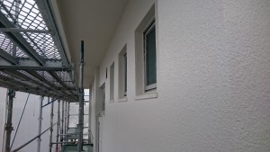 太宰府市　塗装工事　こひつじ保育園　外壁塗装　完了