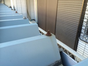 福岡市　博多区　折半屋根　テンキャップ取付け　施工前