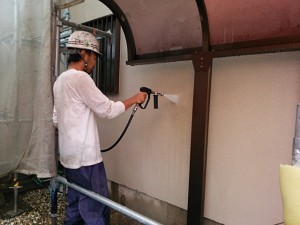 筑紫野市　塗装工事　T様邸　高圧洗浄
