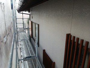 太宰府市　塗装工事　Ｏ様邸　外壁　上塗り　完了