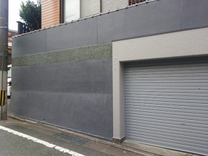 太宰府市　塗装工事　Ｏ様邸　外塀塗装　完了