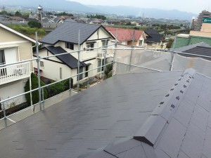 筑紫野市　塗装工事　Ｋ様邸　屋根塗装　完了