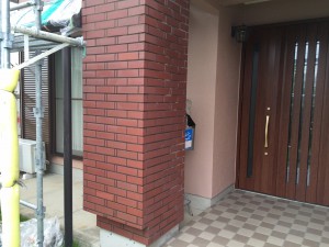 筑紫野市　Ｋ様邸　塗装工事　磁器タイル　撥水塗装　完了