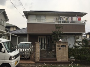 佐賀県　基山町　塗装工事　全体塗装　完了