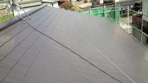 福岡県　粕屋町　アパート　塗装工事　屋根　塗装完了
