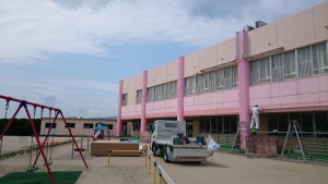筑紫野市　幼稚園　外壁補修　塗装工事　完了