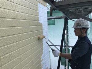 福岡県　久留米市　塗装工事　パーフェクトトップ　１回目