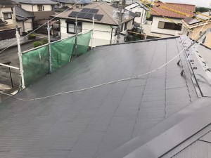 福岡県　久留米市　塗装工事　Ｎ様邸　屋根塗装　完了