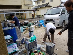 筑紫野市　辻塗装店　事務所　清掃