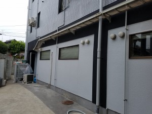 春日市　塗装工事　バジェットホテル　完了