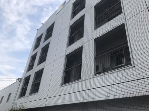 筑紫野市　三友通商　手摺　塗装工事　完了