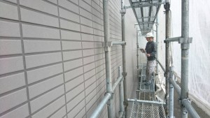 福岡市　南区　塗装工事　ベルツ高宮　高圧洗浄