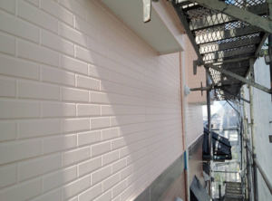 筑紫野市　Ｈ様邸　住宅　塗装工事　外壁　サイディング　塗装　完了