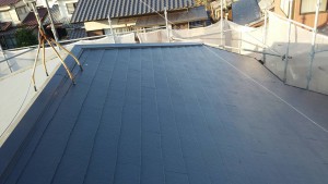 筑紫野市　塗装工事　A様邸　コロニアル屋根　塗装　完了　日本ペイント　ファインパーフェクトベスト