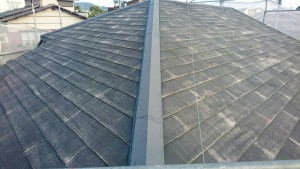 筑紫野市　Ａ様邸　塗装工事　コロニアル屋根　高圧洗浄　完了
