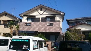 筑紫野市　A様邸　外壁　屋根　塗装工事　施工前