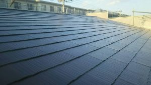 小郡市　コロニアル屋根　（スレート屋根）　塗装工事　ラジカル制御型高耐候性塗装仕上げ　完了