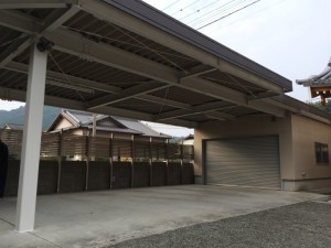 熊本県　光林寺　鉄骨　塗装工事　完了