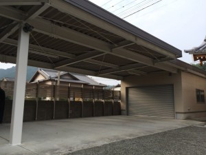 熊本県　光林寺　鉄骨　塗装工事　完了