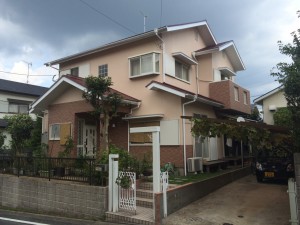 筑紫野市　M様邸　戸建て住宅　外壁　屋根　塗装工事　完了