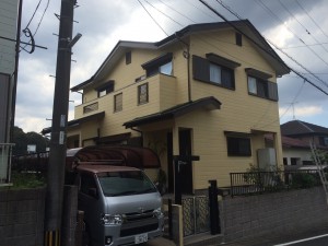 筑紫野市　M様邸　戸建て住宅　外壁　屋根　塗装工事　完了