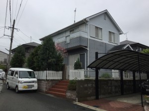 福岡県　宗像市　外壁　屋根　塗装工事　施工前