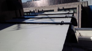 福岡市　博多区　ビル屋上　キューピクル　FRP　防水工事　完了