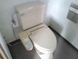 福岡県　久留米市　久留米天神コーポ　トイレ取替え　施工前