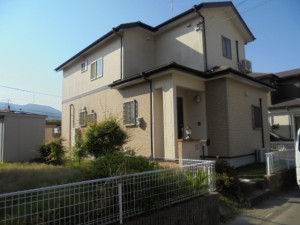 福岡県　筑紫野市　Ｙ様邸　外壁　屋根　塗装工事　施工前