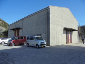 長崎県　壱岐市　壱岐スチロール　千尋藻倉庫　工場　塗装工事　施工前