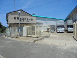 長崎県　壱岐市　壱岐スチロール　第一倉庫　事務所　工場　塗装工事　施工後