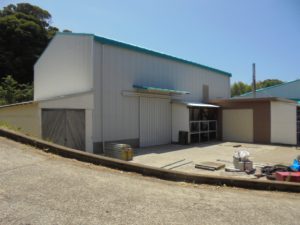 長崎県　壱岐市　壱岐スチロール　予備発砲所　工場　塗装工事 　施工後