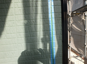 小郡市　M様邸　外壁塗装工事　シーリング打ち替え　養生　完了